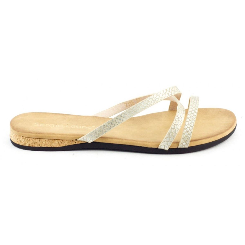 Sergio Leone Goldpantoffeln 2118 golden