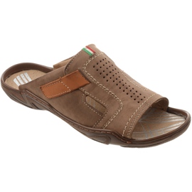 Herrenpantoffeln 307 braun