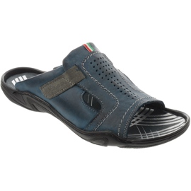 Herren Hausschuhe 307 Marineblau navy blau