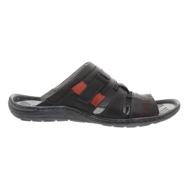 324 schwarze Herrenpantoffeln