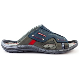 Herren 334GT dunkelblaue Hausschuhe marineblau