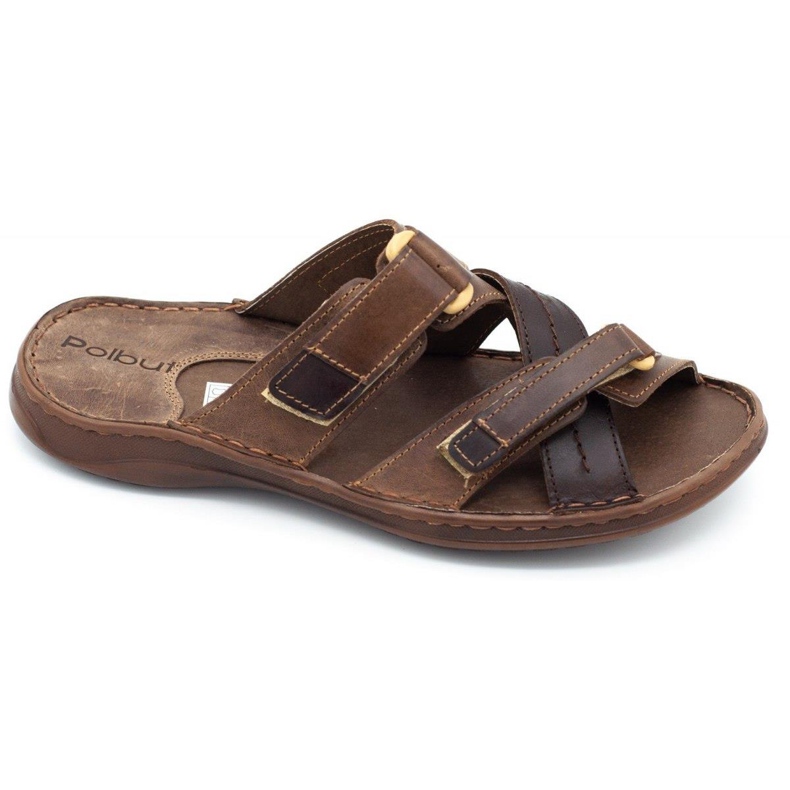 Polbut Braune Herrenschuhe SA06