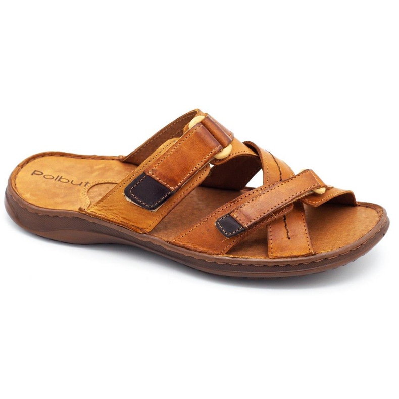 Polbut Herrenpantoffeln SA06 rot orange