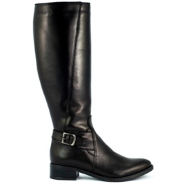Dolce Pietro Schwarze Winterstiefel für Damen 1061