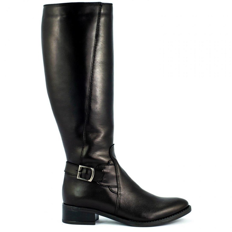 Dolce Pietro Schwarze Winterstiefel für Damen 1061