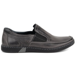 KOMODO Graue Herren-Loafer 912