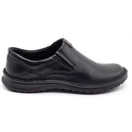 Joker Schwarze Herren-Lederloafer 382