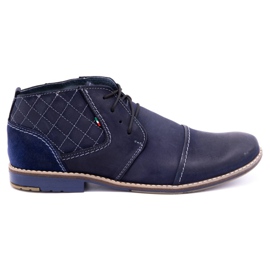 Olivier Herren Steppschuhe 254 marineblau navy blau