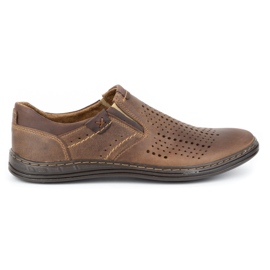Polbut Herren Brogues 401 Summer Brown braun