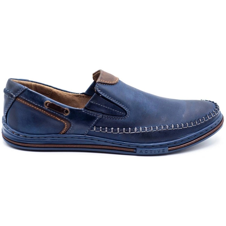 Polbut Herrenschuhe Loafer 09 marineblau