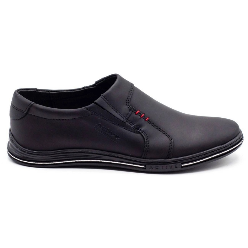 Polbut Herren Lederschuhe 334 schwarz