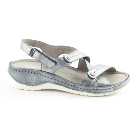 Dolce Pietro Blaue Sandalen der Frauen 2014