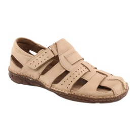 Mario Pala Herren Sandalen 467 Beige