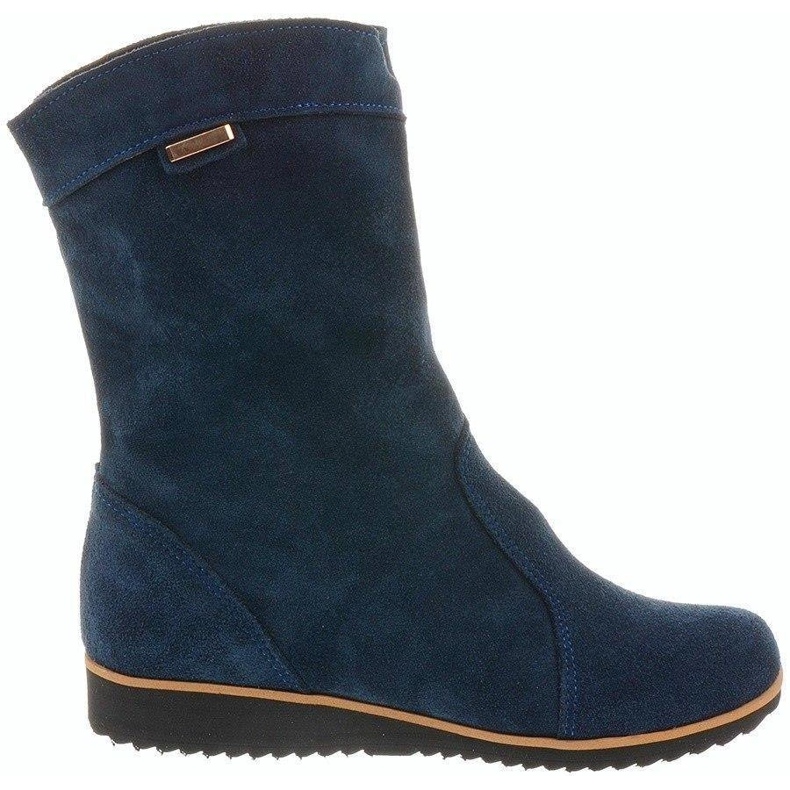 Olivier Lederstiefel Emi Warm Blau