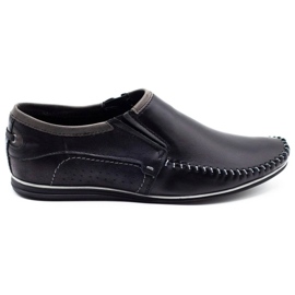 KOMODO Leder Herrenschuhe 847 schwarz
