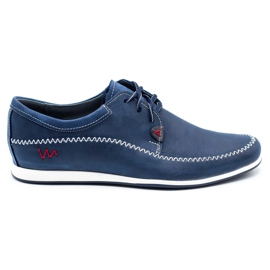 Polbut Leder Herrenschuhe C22 marineblau navy blau