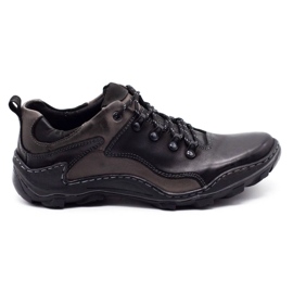 KENT Leder Herrenschuhe Trapery 207 schwarz