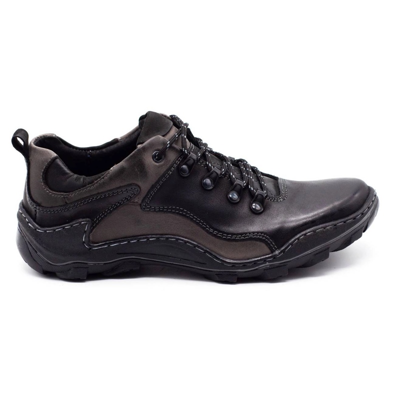 KENT Leder Herrenschuhe Trapery 207 schwarz