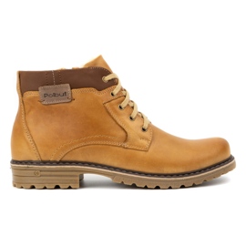 Polbut Herren Schneestiefel J35 rot orange