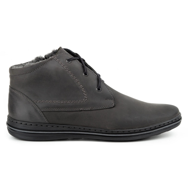 Polbut 339 graue Herren Winterstiefel