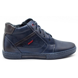Polbut Herren Winterschuhe J47S marineblau