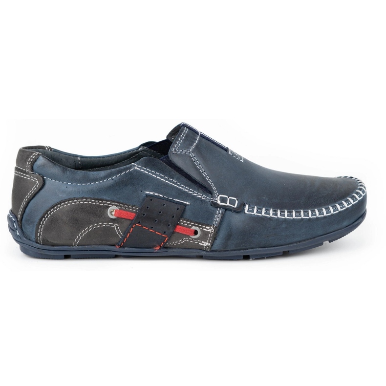 Olivier Herren Slipper 834 marineblau