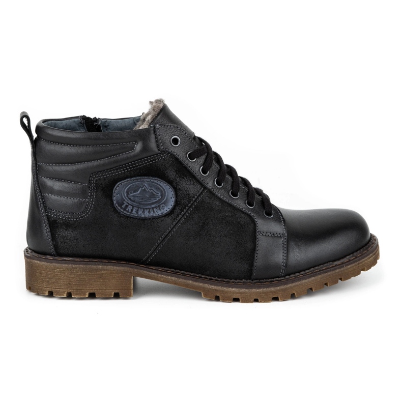 Mario Pala 865MP schwarze Herren Winterstiefel