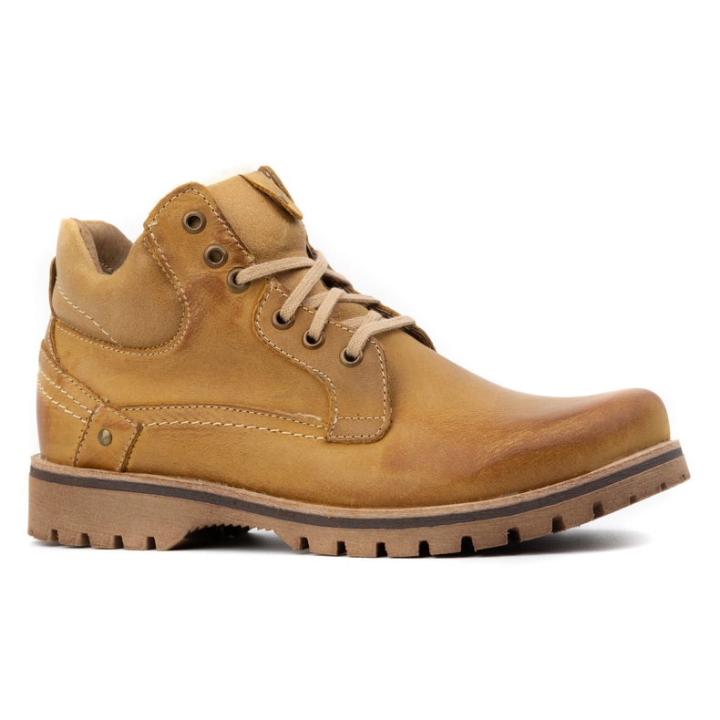 KOMODO Herrenschuhe isoliert Schneeschuhe 885 Kamel braun