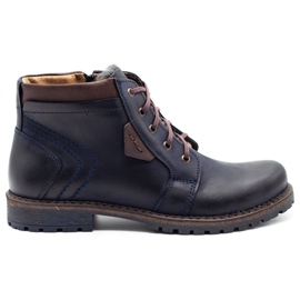 Polbut Herren Schneestiefel J34S marineblau navy blau