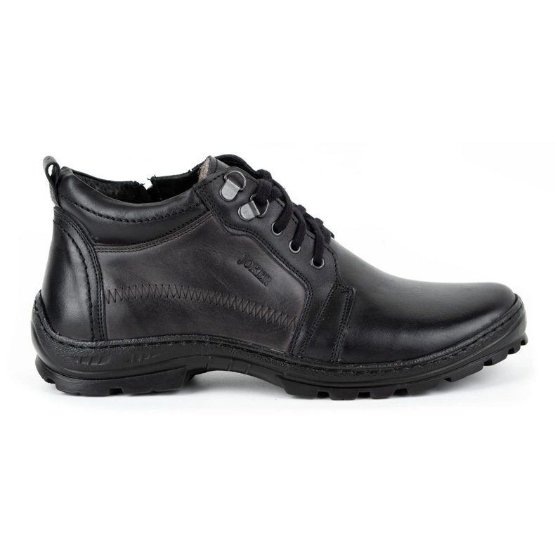 Joker Schwarze Herren Winterstiefel 592
