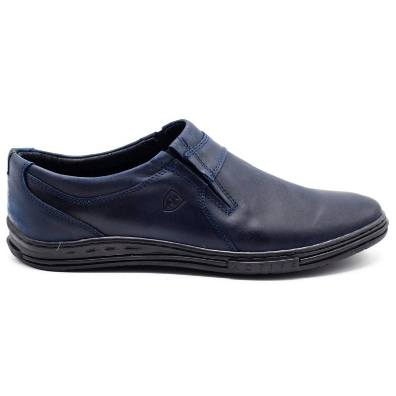 Polbut Herrenschuhe Slip 362E Marineblau navy blau