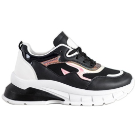 Sweet Shoes Stilvolle schwarze Turnschuhe