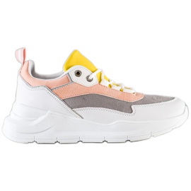 SHELOVET Stylische Sneakers mit Schnürung mehrfarbig