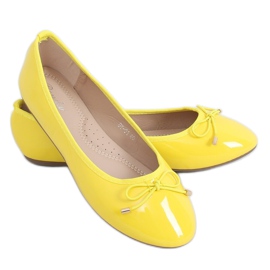 Neongelbe Ballerinas DY-01 Gelb
