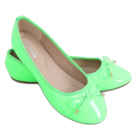 Neongrüne Ballerinas DY-01 Grün