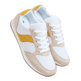 Mehrfarbige SC26 Beige Sportschuhe