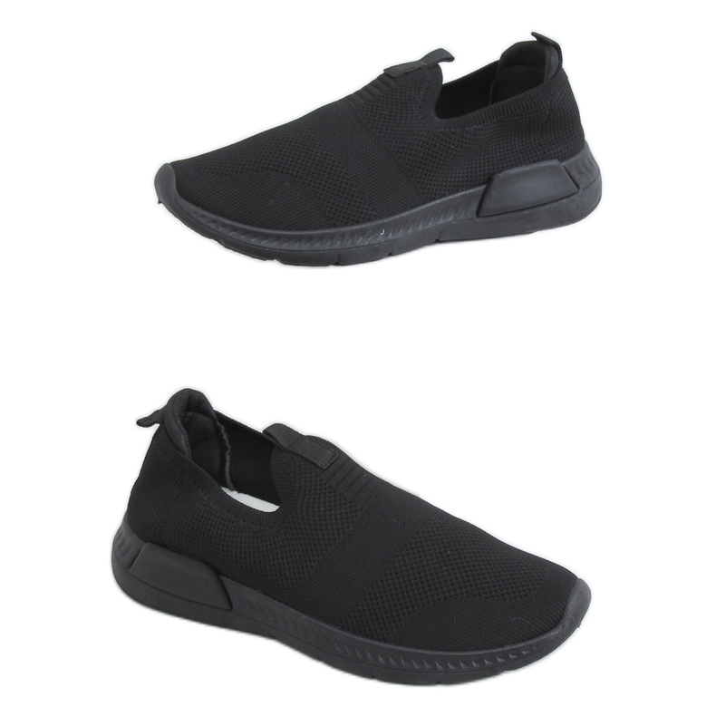 Schwarze Socken Sportschuhe C9273 Negro