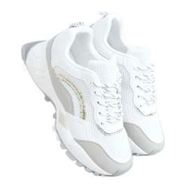 2008 Weiße und graue Sportschuhe