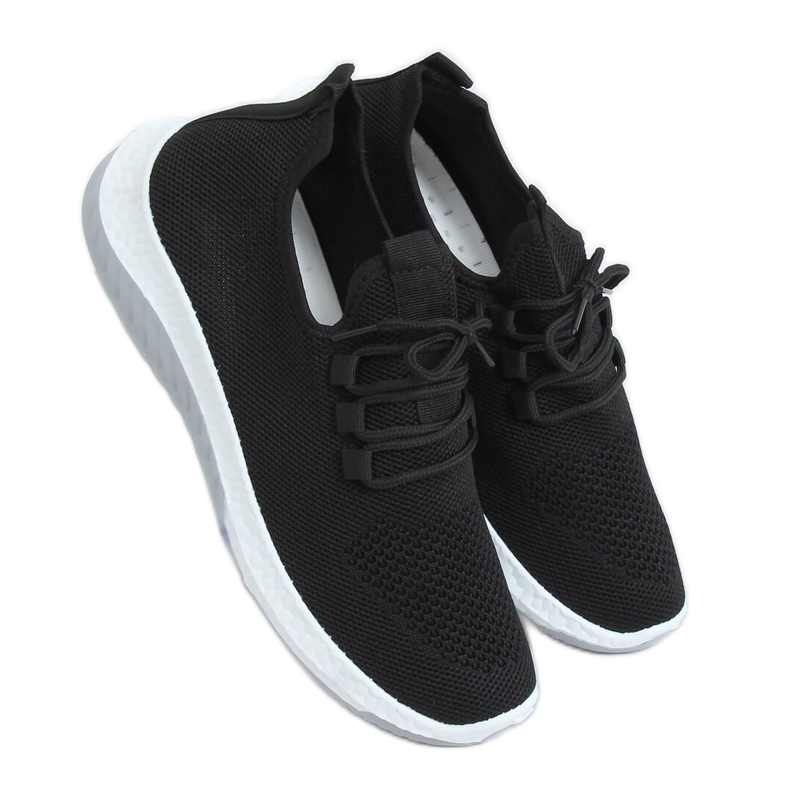 Schwarz 2019-3 Schwarze Sportschuhe