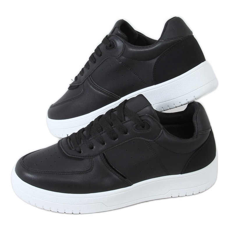 Schwarz BL218P Schwarze Damen Sportschuhe