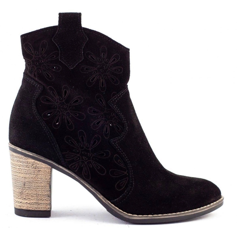 Olivier Durchbrochene High Heels Lena schwarz