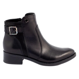 Dolce Pietro Schwarz Damen isolierte Stiefel 0892 schwarz