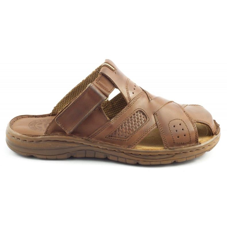 ŁUKPOL Herrenhausschuhe 868 braun