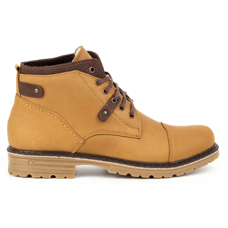 Polbut C15 rote Herren Winterschuhe orange