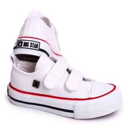 Kinder Sneaker mit Klettverschluss Big Star HH374199 Weiß