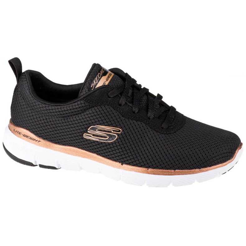 Skechers Flex Appeal 3.0 W 13070-BKRG Schuhe schwarz golden
