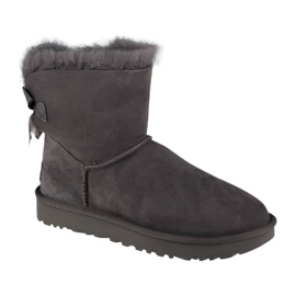 Ugg Mini Bailey Bow Ii W 1016501-GRAY Schuhe schwarz
