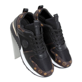 Schwarz VL118P Schwarze Sportschuhe