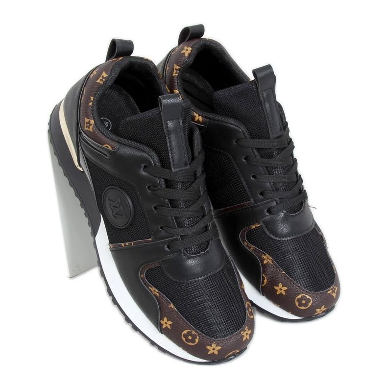 Schwarz VL118P Schwarze Sportschuhe