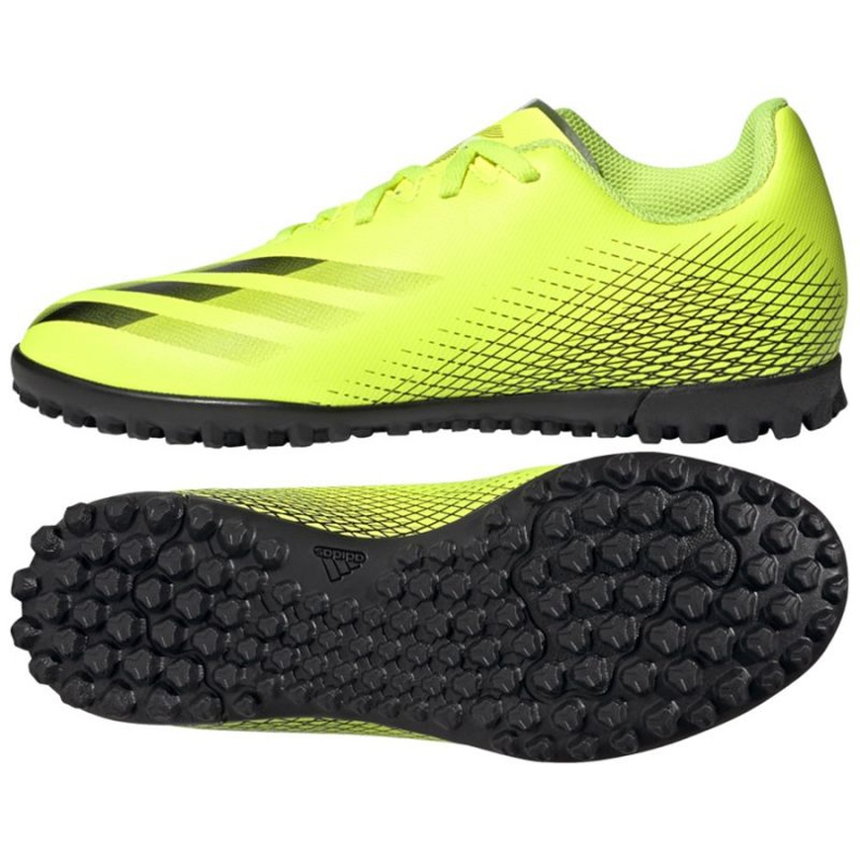 Adidas X Ghosted.4 Tf Jr FW6920 Fußballschuhe mehrfarbig gelb